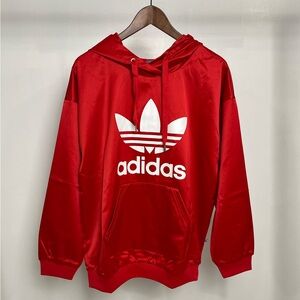 Adidas original Trefoil red hoodie